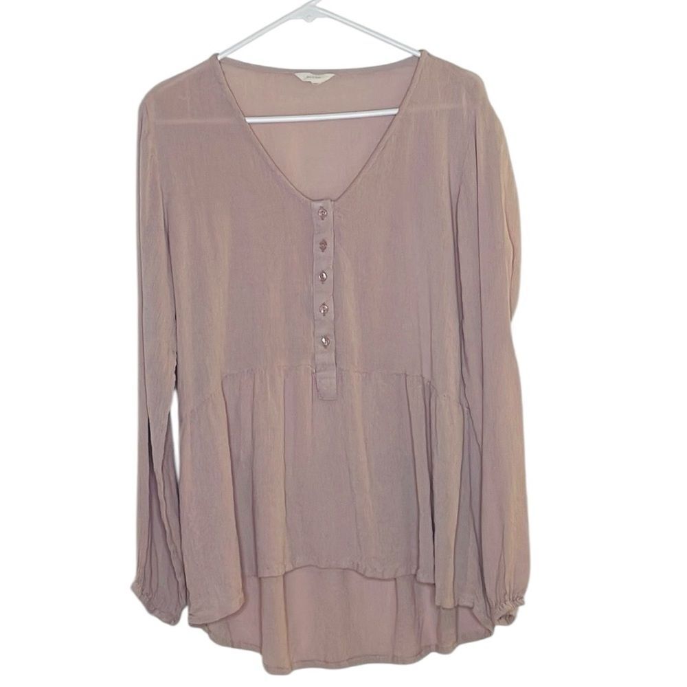 Sim & Sam Flowy Rose Pink Blouse